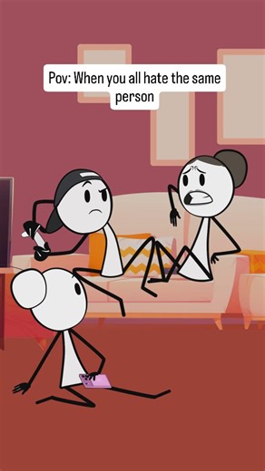 Alchemy Animation | When you all hate the same person #friends #friendship #foryou #usa #frienemies #girlfriend #boyfriend #relationship | Instagram