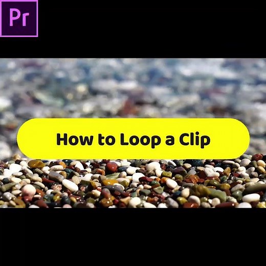how to loop a video in adobe premiere pro