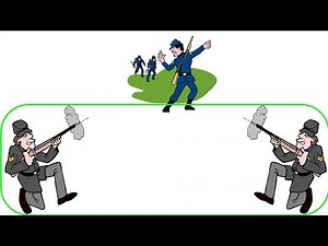 Watch how to sign 'crossfire' in American Sign Language.