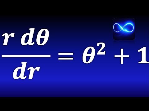 Differential equation of separable variables: tangent arc and logarithm