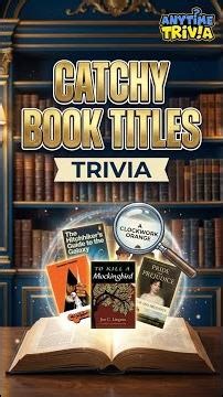 Catchy Book Titles Trivia #Shorts