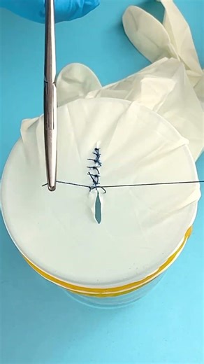Suturing Made Simple and Fast #medicine #tutorial #technique