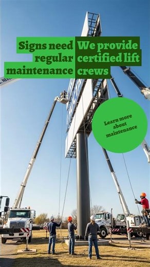 Signs need regular care