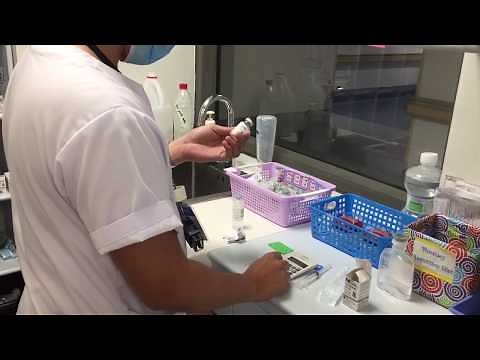 Preparing medications from vials
