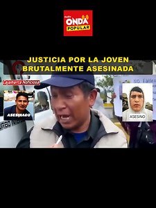 150K views · 1.8K reactions | Justicia por la joven brutalmente asesinada Un padre desgarrado denuncia la trágica pérdida de su hijo, quien fue asesinado tras 17 puñaladas. Exige justicia y claridad en un caso que conmovió a Cajamarca. ¿Crees que se hará justicia? | Radio Onda Popular Bambamarca | Facebook