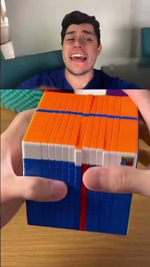 This is how this attempt to solve a 10x10 puzzle ended… 😬 #rubikscube