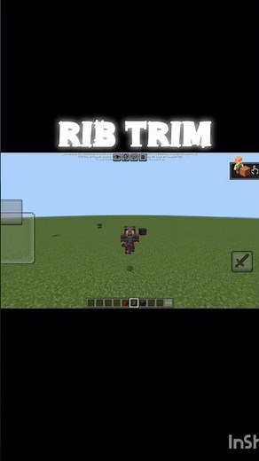 How to apply Rib Armor Trim in Minecraft 🛡️🔥 #minecraft #armortrim