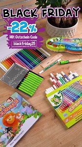98K views |  BLACK FRIDAY DEAL: -22 % auf ALLES* Gutschein-Code: blackfriday25 Kennst du das Chaos im Federpennal? Stifte weg, falsche drinnen?  Mit JOLLY-Personalisierung passiert das nicht mehr! Name drauf – Problem gelöst  ✨ Buntstifte, Fasermaler, Graphitstifte & vieles mehr ✨ Alles personalisierbar ✨ Mit Quick-Klick in Sekunden erledigt Jetzt -22 % sichern! Nur für kurze Zeit! | Jolly | Facebook