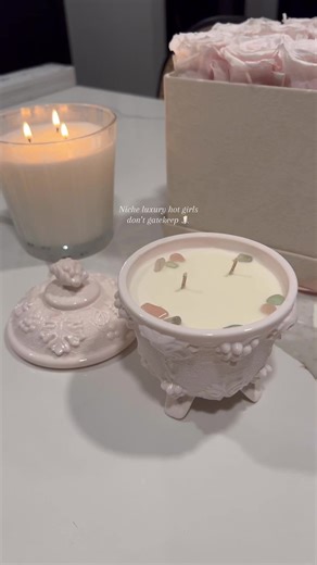 Stunning Handmade Luxury Candles in Vintage Milk Glass Containers