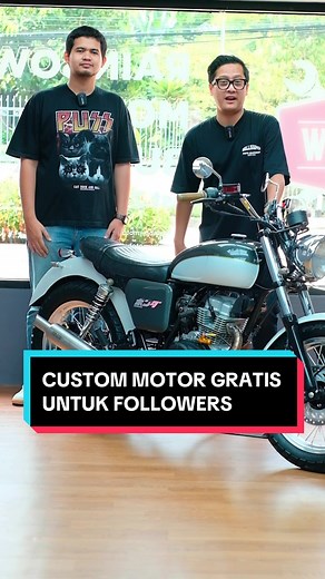 Motor Custom Gratis di Rainbow Moto Builder