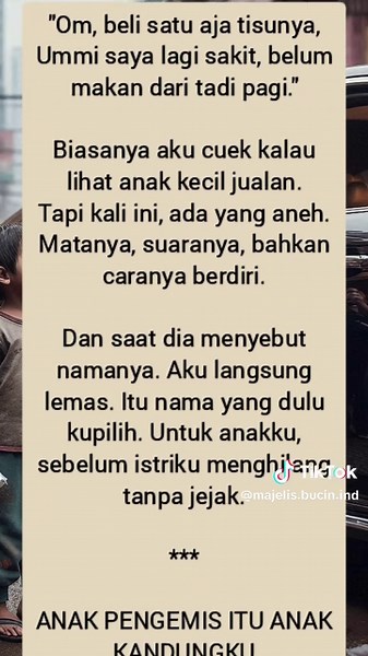 Anak Pengemis itu Anak Kandungku: Kisah Haru Gibran