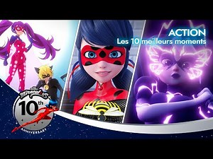 MIRACULOUS | 🔝 ACTION 🐞 | The 10 best moments from seasons 1 to 6 | 10th anniversary 💫