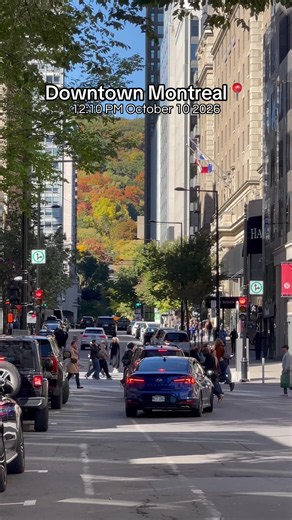 Downtown Montreal 12:10 PM October 10 2026 #montrealcanada #quebecois #montreal #quebec