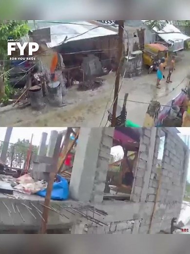 Pagyanig sa isang construction site sa Sta. Margarita, Samar, sapul sa CCTV | FYP