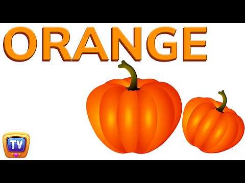 The ORANGE Color Song | Learn Colors | Preschool Colors Nursery Rhymes | ChuChu TV