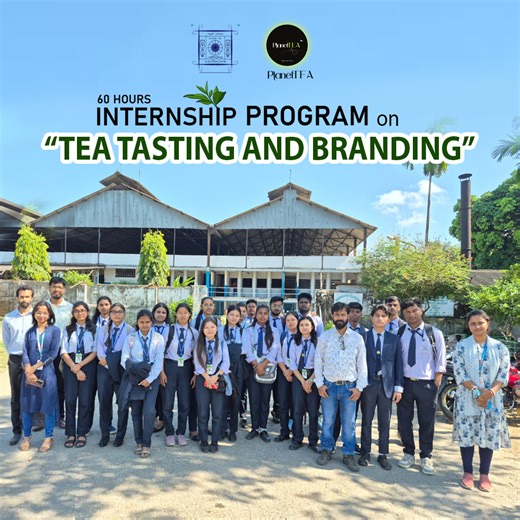 🎥✨ Tea Tasting & Branding 🌱☕ As part of the Tea Tasting and Branding Internship Program for the students of Surya Sen Mahavidyalaya, PlanetTEA, a sister academy of North Bengal Animation & Film Academy, successfully organized a one-day educational visit to Soongachi Tea Garden & Factory on 6th November 2025. 🌿🏭 The students had an incredible opportunity to experience hands-on, real-time practical sessions — from observing raw tea leaf to understanding the art and science of tea processing, t