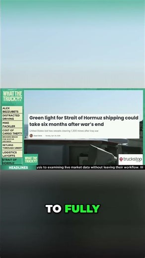 Strait of Hormuz Disruption Could Last 6 Months — Global Shipping at Risk