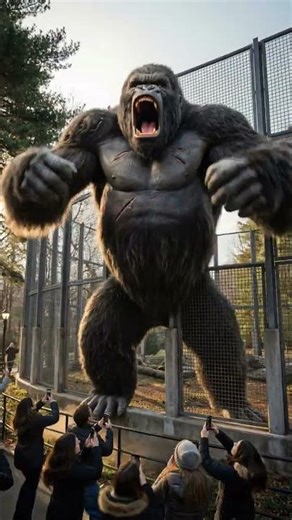 KING KONG in a Glass Cage 😱 Giant Gorilla Attacks the Enclosure | Cinematic Monster Park