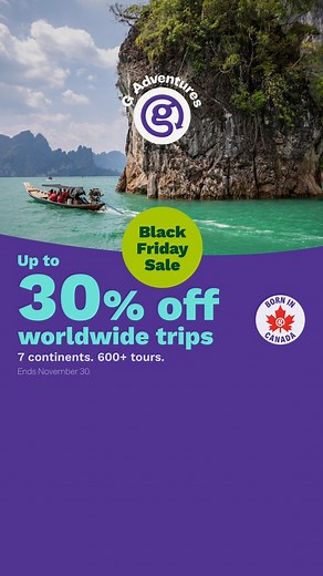 Small group travel. Supersized savings. Limited spots. 🌎 Save up to 30% during our biggest sale of the year! | G Adventures