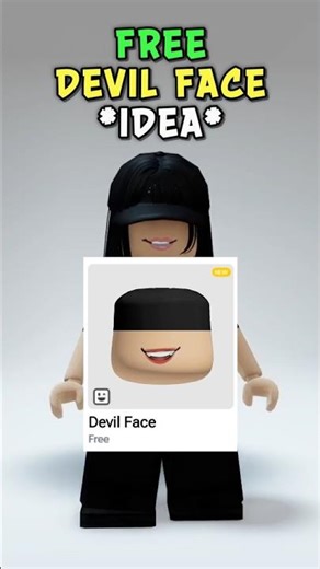 HORROR & SCARY FACE FREE ITEMS ON ROBLOX #roblox