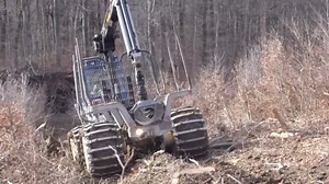 Power of Big Load Moved by Advanced Forestry Machinery