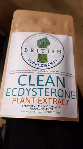 clean beta Ecdysterone British supplements
