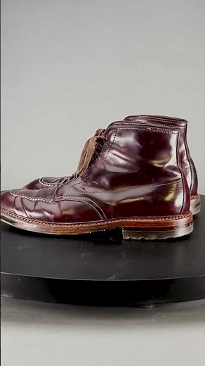 Cordovan shines up like no other leather regardless of the quality of boot it's on 😉