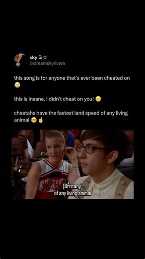 brittany always coming through with the facts #glee #funny #cheater #pop #darrencriss