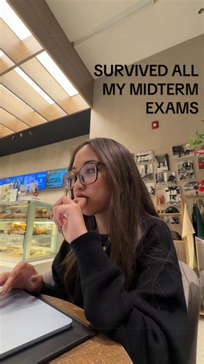 11 chapters, 193 pages of readings, and tons of ppt later…. i finally survived my midterms 🥲 i had to delay work and pull all nighters but it was all worth it.