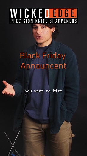 5.1K views · 21 reactions | Black Friday and Cyber Monday deals are here. From November 18th to December 9th, get a free Venture Portable Sharpener with any Gen 4 Pro purchase, or save 10–15% on Diamond Stones, Edge Kits, and Attachments. Check out the sale here: https://wickededgeusa.com/ #edc #kitchentools #outdoor #sharpeners #EDCgear #wickededge #knifelife #knifesharpening #staysharp | Wicked Edge Precision Knife Sharpeners | Facebook