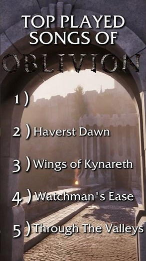 What is your favorite song? - Oblivion OST Soundtrack Music - Oblivion Remastered