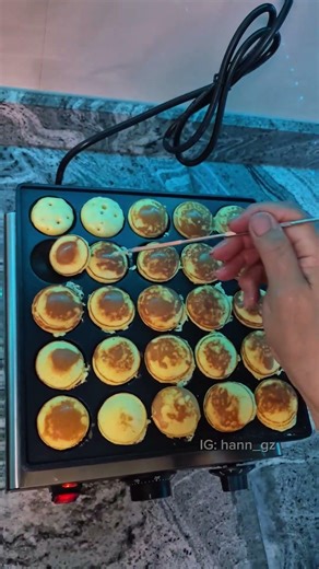 ASMR cocinando Mini Hotcakes 🙉💖🍳 #shorts #asmr #hotcakes