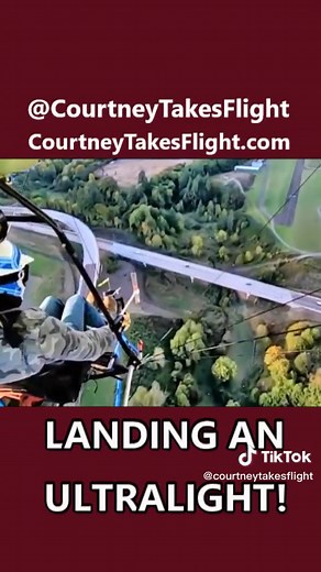 #landing a #ultralightaircraft by a #girlpilot It's a #quicksilverultralightaircraft #Ultralightpilot #ultralightflying #microlight #paramotor