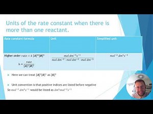 18.3 Orders and the rate equation
