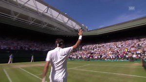 Die Live-Highlights bei Federer - Cilic