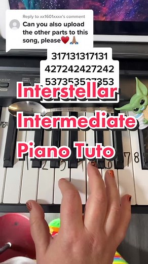 Easy Interstellar Piano Tutorial for Beginners