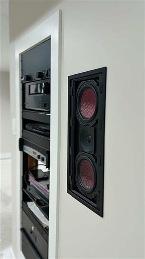 BIG SOUND! In-wall home theater speaker | #speaker #surroundsound #truaudio