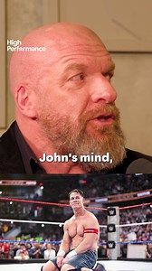 207K views · 5K reactions | Triple H recalls how he turned the heel of the "ultimate good guy of 20+ years" John Cena before his retirement from wrestling this past weekend... ❤️ | High Performance | Facebook