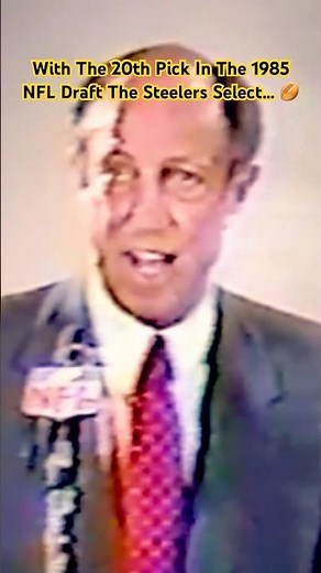 #shorts #steelers #americanfootball - With The 20th Pick - In 1985 NFL Draft The Steelers Select… 🏉