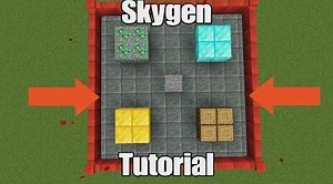 How To Make Skygen In Minecraft