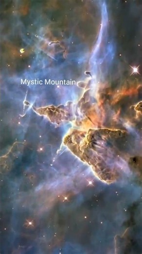 Zooming in on "Mystic-Mountain" in the CarinaNebula. #mysticmountains#spiralgalaxy #shortsfeed
