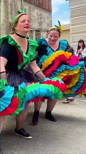 Kids Try Can-Can Dance