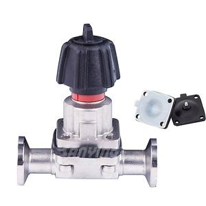 [Hot Item] Aseptic Mini Type Sanitary Manual Tc Clamp Diaphragm Sampling Valves DN15 DN6