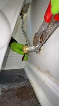 HOW TO: Replace a Compression Angle Stop #plumbing #plumber #plumbingrepair #bathroom #DIY