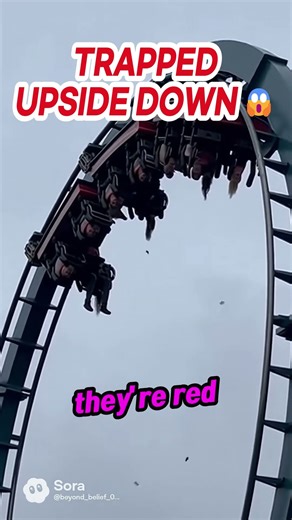 Stuck Upside Down at 160ft: The 2-Hour Roller Coaster Nightmare 🎢