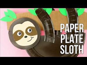 How to Make a Paper Plate Sloth Craft