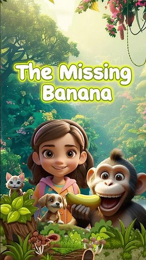 The Missing Banana Mystery | Kids Learning Cartoon #kidslearning #animation #kidfriendlycontent