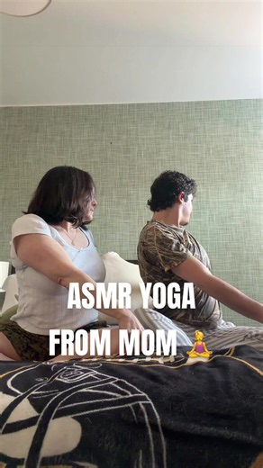 ASMR Yoga with Mom: Gentle Breathing & Stretch Routine