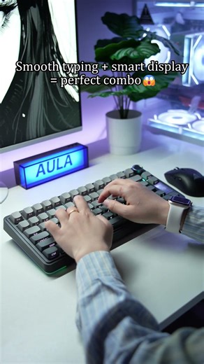 AULA S75 Pro Gaming Keyboard | Smooth & Clean 🎧 #shorts