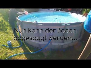 Poolboden-Saugen